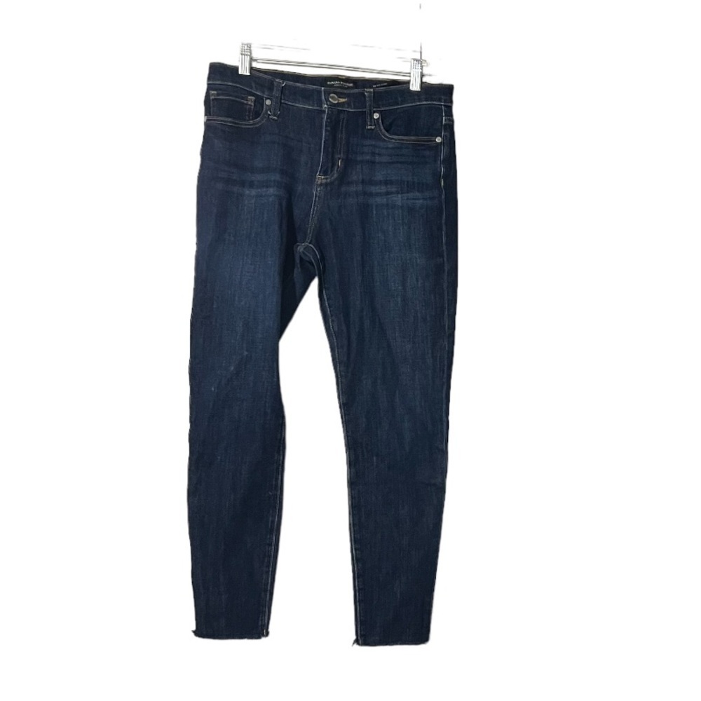 Banana Republic Mid-Rise Skinny Jeans Size 28 Dark Blue Wash